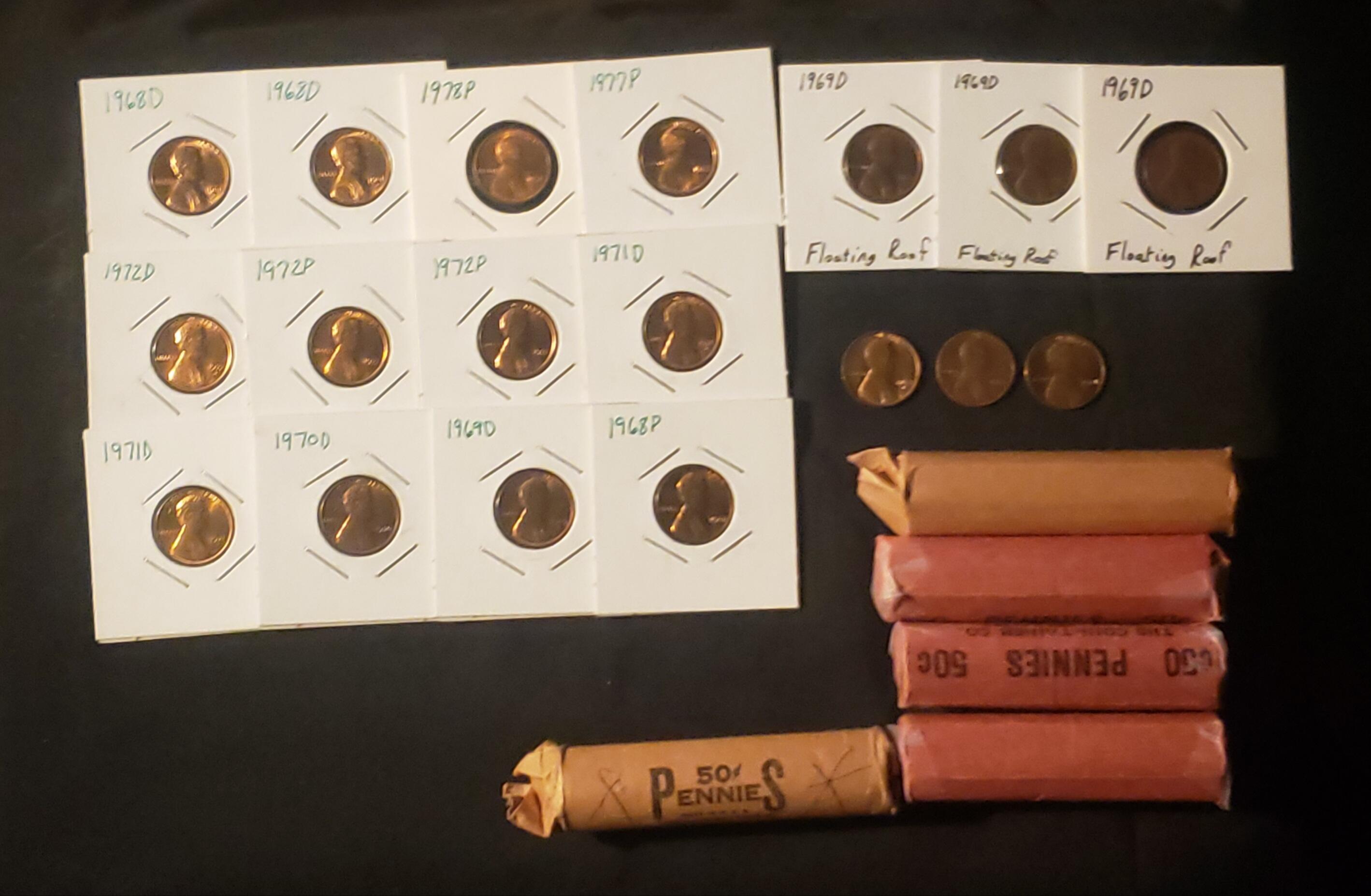 1973-D-Penny---Collector-Bank-Dump---Approximate-Grade-Pls